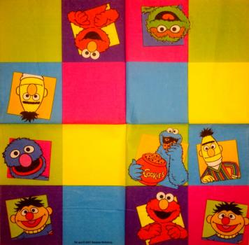 BF1-018 Monster - 2-ply - Sesame Workshop 2007